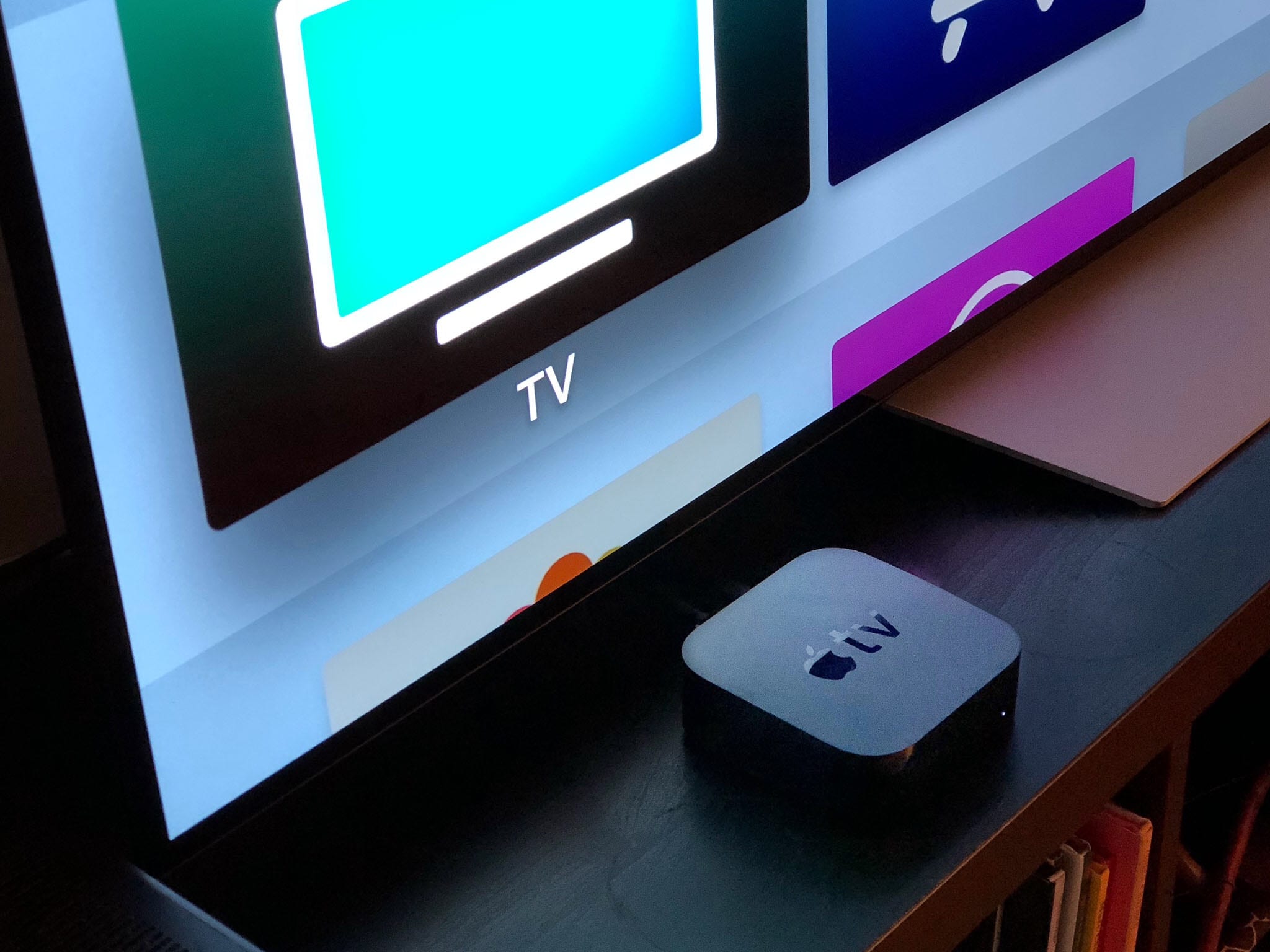 Apple tv темная картинка